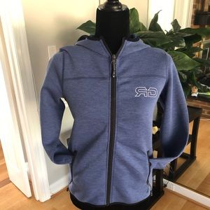 Blue Women’s Front Zip Tech Hoodie